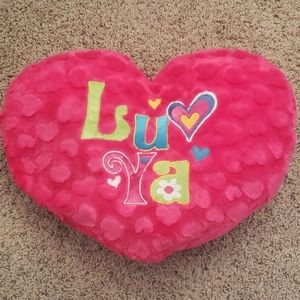 Plush heart